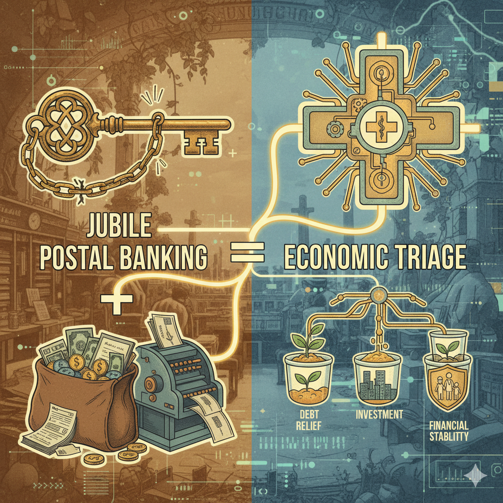 Jubilee + Postal Banking = Economic triage