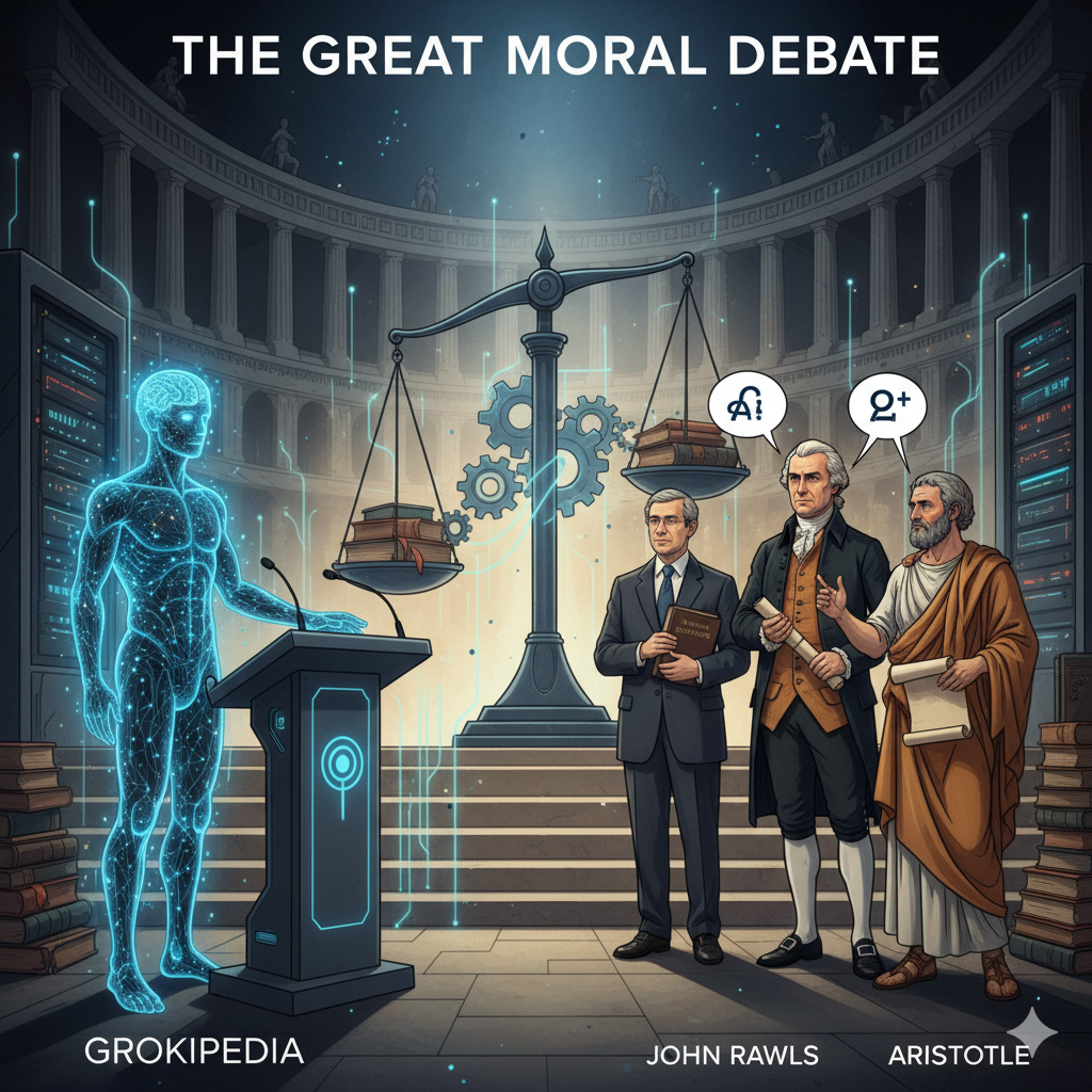 Grokipedia vs Moral Algorithm