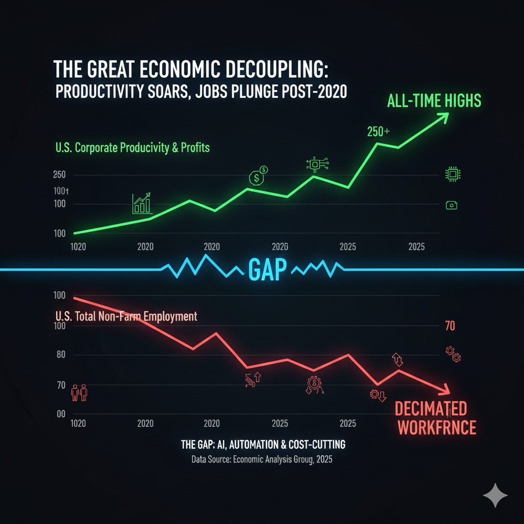 Record Profits, Mass Layoffs: The AI Lie Fueling Our Next Systemic Collapse