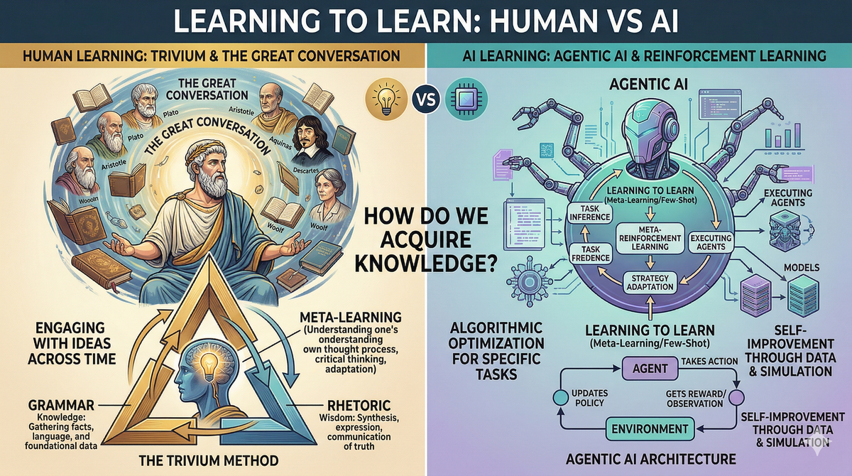 Learning to Learn - Human vs AI