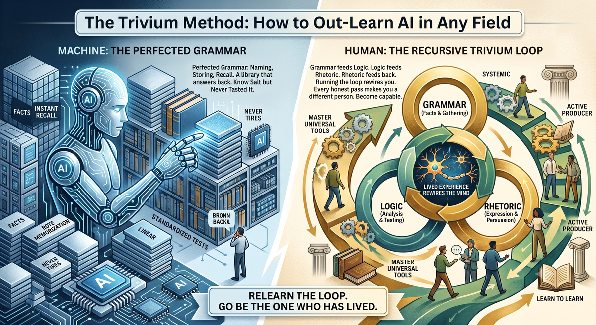 The Trivium Method: How to Out-Learn AI in Any Field